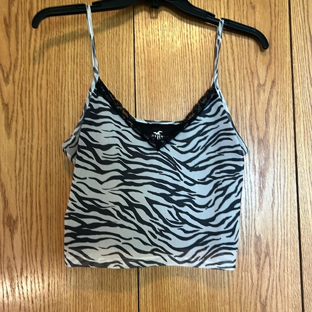 A zebra print from hollister
